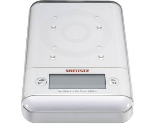 Soehnle Keukenweegschaal Ultra 2.0 wit 0,5 kg 66150