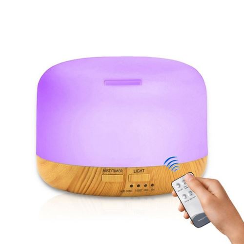 Mini Humidificateur Veilleuse Diffuseur d'air Purificateur 7 couleurs LED Atomiseur 300ml wedazano354