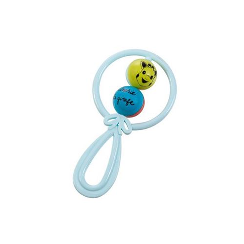 Vulli Hochet Sophie La Girafe Avec 2 Boules : Bleu