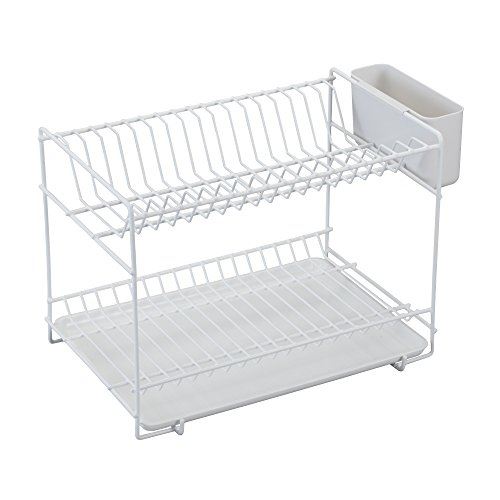 Sauvic égouttoir a vaisselle plastifié - petit modele - blanc 89000