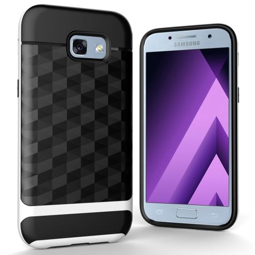 Galaxy A3 (2017) Coque Protection TPU Combinaison Effet Diamant Blanc ALS51303