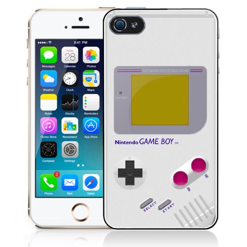 Coque pour iPhone 5C game boy classic galaxy