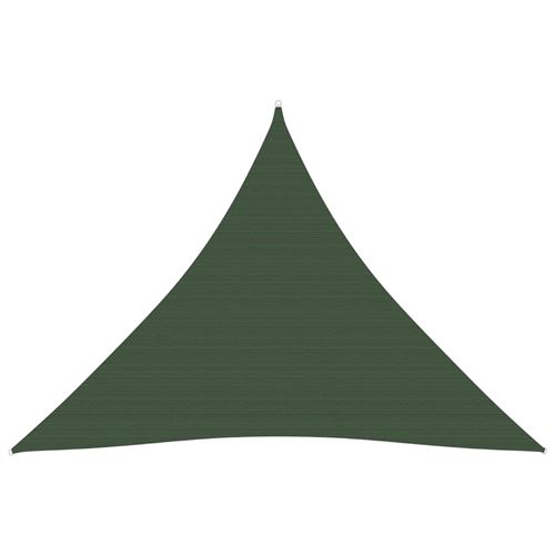 Voile d'ombrage 160 g/m² Vert foncé 4x4x4m PEHD
