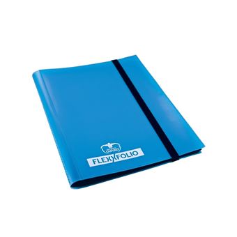 Card Guardian – Classeur 4 Poches Pour 160 Cartes, Fermeture éclair, Couverture Rigide, Compatible TCG, Sports, Pokémon, Magic (bleu)