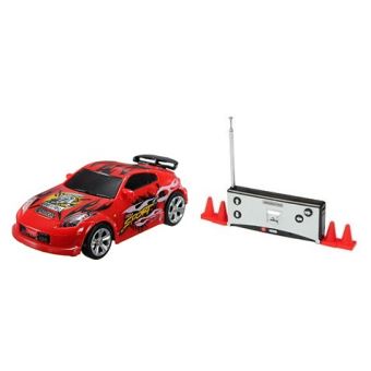 Mini Voiture Sport Rouge Radiocommandee 7cm Drift Tin Cars