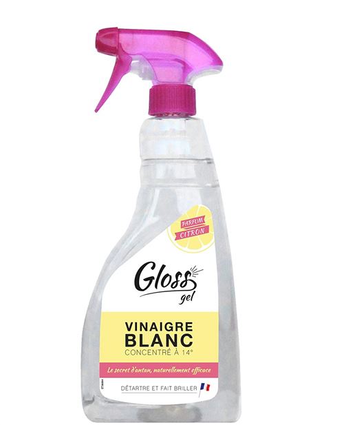 GLOSS Vinaigre Blanc 14° texture gel 750 ml – 100% naturel