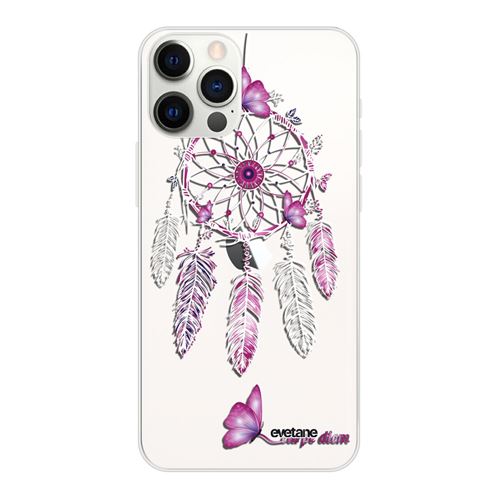 Coque pour iPhone 12/12 Pro souple transparente Carpe diem Motif Ecriture Tendance [Evetane®]