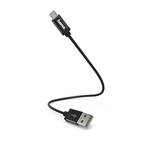 Hama Câble de charge / données micro USB 0,2 M noir
