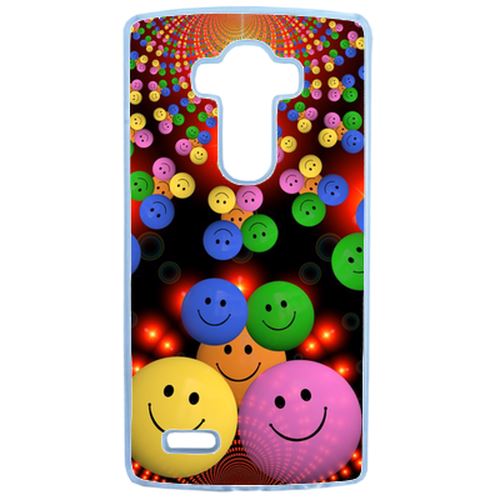 Coque Smiley Mania Compatible Lg G4 Transparent