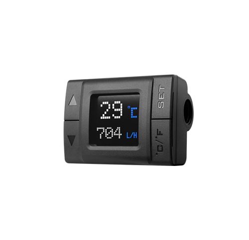 Thermaltake Pacific Tf1/Diy Lcs/G1/4 Indicateur de Température et de Débit, Noir