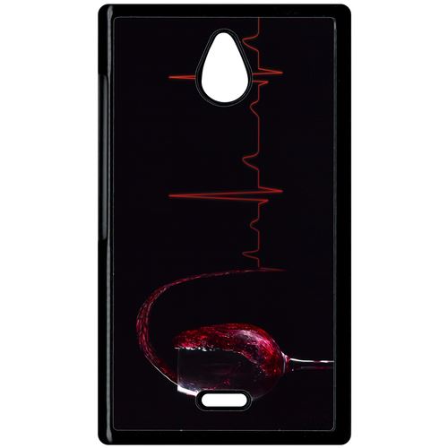 Coque Nokia X1 01 Verre De Vin Électrocardiogramme 2