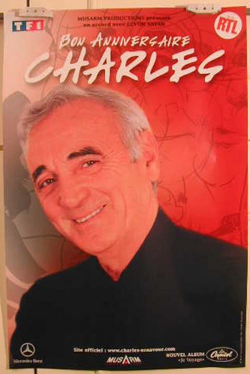 Aznavour Charles - 40x60 cm - AFFICHE / POSTER