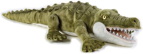 National Geographic crocodile en peluche junior 50 cm vert