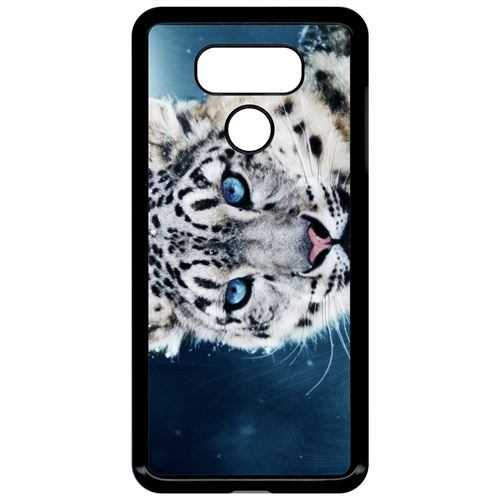 Coque lg g6 tigre blanc yeux bleus