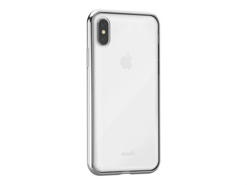moshi Vitros - Coque de protection pour téléphone portable - polymère - argent - pour Apple iPhone X, XS