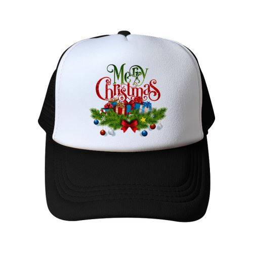 Casquette Chapeau de noël pour Adulte Unisexe - Noir&Blanc #9