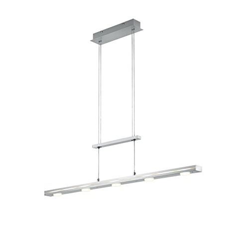 Trio leuchten 379190707 lacal lampe suspendue, métal, integriert, 3.5 w, nickel mat, 8 x 100 x 160 cm
