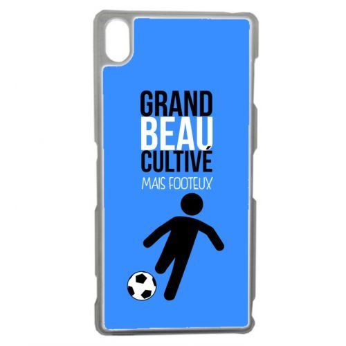 Coque transparente sony z3 grand beau cultiv mais footeux 12