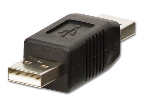 Lindy - M/V-wisselaar USB - USB (M) naar USB (M) - zwart