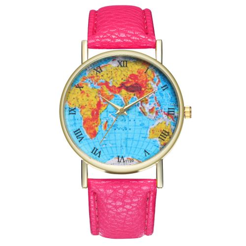 Nouveau monde carte montre montre à quartz des hommes de tendance coréenne montre montre montre montre T120-ARoseCamine