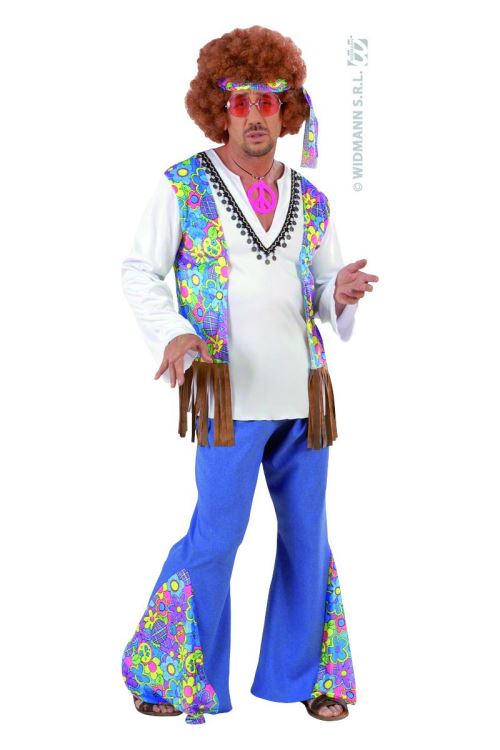 Costume hippie woodstock homme l