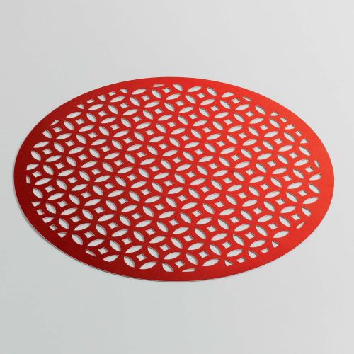Set de table (0) 38 cm pvc ajoure lofty Rouge