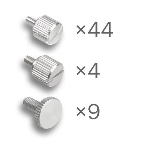dimastech dimastech bench table easy v3.0 silver thumbscrews kit noir