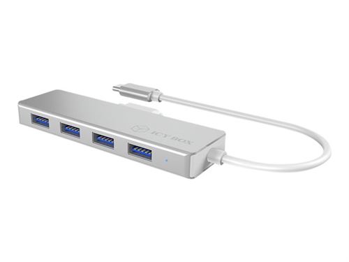 ICY BOX IB-HUB1425-C3 - Hub - 4 x SuperSpeed USB 3.0 - desktop