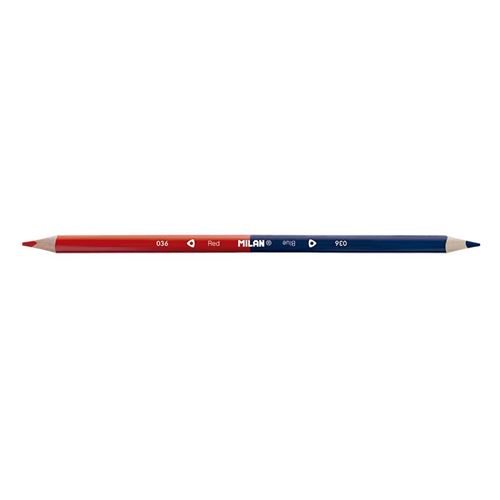 Milan Rouge/Bleu/Blanc Crayons Bois - Image 2