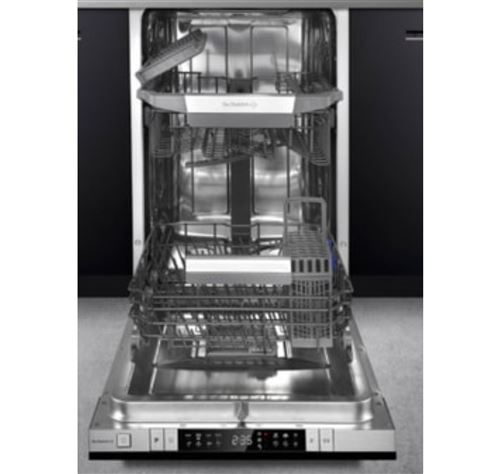 De Dietrich Lave Vaisselle Encastrable 45 Cm - Bandeau Inox - 10 Couverts - Classe C - 44 Db(A) (Classe C) - 8,5 L/Cycle - Moteur Standard - Type D''Electronique : Digits - Depart Differe 24 H - 8 Prog. -