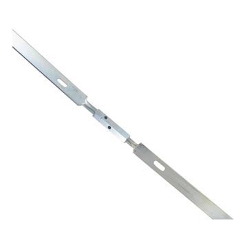 Raidisseur porte - Acier zingué blanc - Ajustable - 1870mm - 1