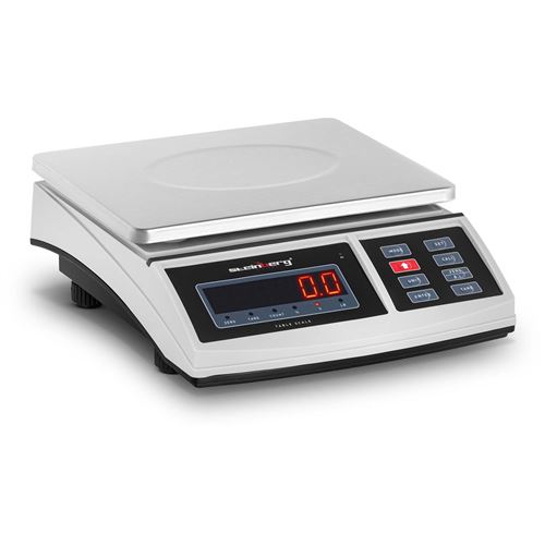Steinberg Balance de table - 15 kg / 0,5 g - 21 x 27 cm - LED