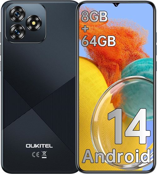 4G Smartphone OUKITEL C53 6.6 64Go dual sim-Noir