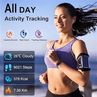 Montre Connectée Homme Femme 1.95" HD – Appels Bluetooth, +110 Sports, Suivi Sommeil & Cardio, Étanche IP68, Batterie Longue Durée – Rose Chic