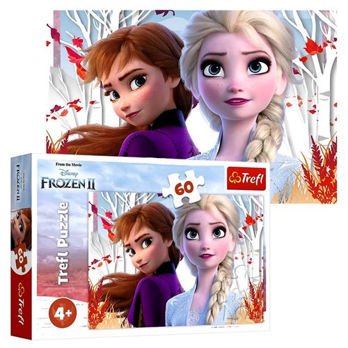 Puzzle La Reine des Neiges Ana Elsa 60 pieces - guizmax