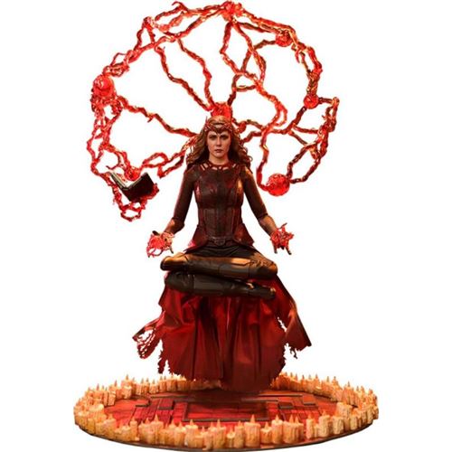 Figurine Hot Toys MMS653 - Marvel Comics - Doctor Strange In The Multiverser Of Madness - The Scarlet Witch Deluxe Version
