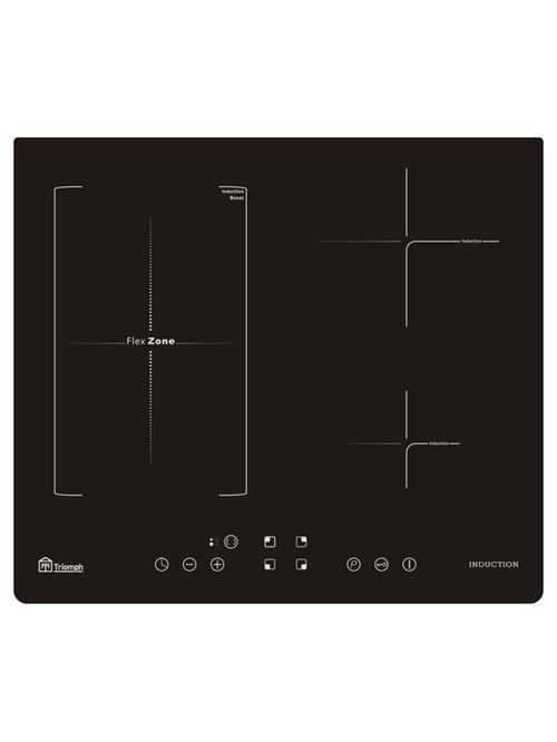 TRIOMPH Plaque de cuisson induction 2 foyers + Flexizone TRCPI4222B Black