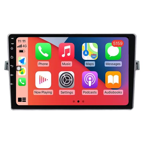 Autoradio Multimédia RoverOne CarPlay Android Auto GPS pour Toyota Verso R20 2009 - 2018