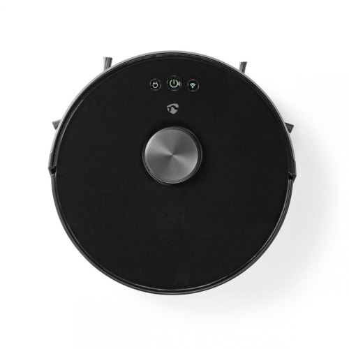 Nedis WIFIVCL001CBK - Aspirateur - robot - sans sac - noir chargeur inclus