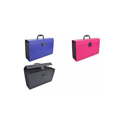 Rapesco Trieur Valisette, A4, 19 Compartiments, Bleu