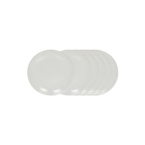 Non Communiqué Blanc Assiette Cocktail Ayra 15 Cm (Lot De 6) - Table Passion - Grès