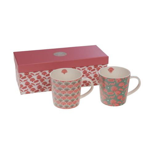 Amadeus - Coffret de 2 Mugs Tilly - Porcelaine - Blanc - Image 3