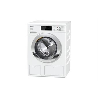 Miele W1 Excellence WEG 665 WCS TDos & 9kg Chrome Edition - Machine à laver - WiFi - Niche - largeur : 60 cm - profondeur : 60 cm - hauteur : 82 cm - chargement frontal - 9 kg - 1400 tours/min - blanc lotus