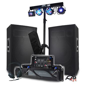 Pack Sono BM SONIC Amplificateur 3000W, Paire D'Enceintes LSC215