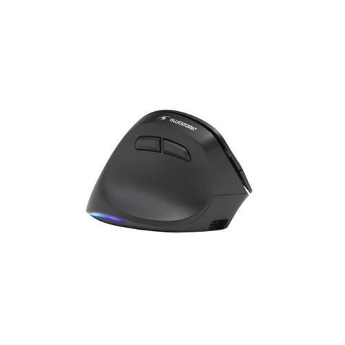 Souris Ergonomique Sans Fil - Bluestork - Ergo Lumi - 6 Boutons - Rétroéclairée - Noir