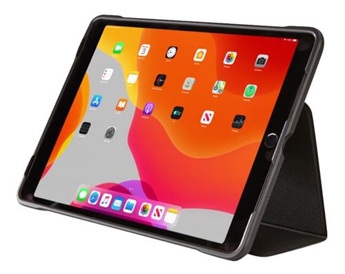 Case Logic SnapView - Étui à rabat pour tablette - polycarbonate - noir - pour Apple iPad mini (6ème génération)