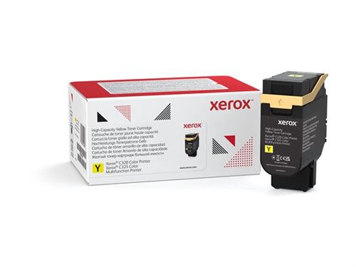 Xerox - Haute capacité - jaune - original - boîte - cartouche de toner - pour Xerox C325