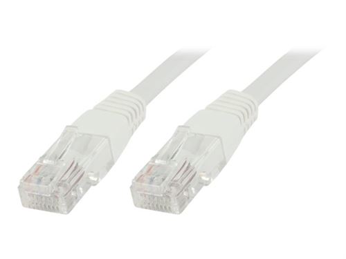 MicroConnect - Netwerkkabel - RJ-45 (M) naar RJ-45 (M) - 2 m - UTP - CAT 6 - met strengen - wit (pak van 10)