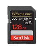 SanDisk Extreme Pro - Carte mémoire flash - 128 Go - Video Class V30 / UHS-I U3 / Class10 - SDXC UHS-I