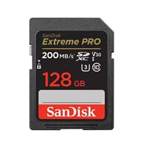 Carte mémoire SD SanDisk Extreme Pro SDXC UHS-I U3 Class10 128 Go